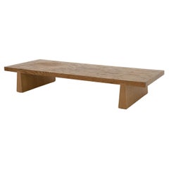 Oak Japanese Style Coffee Table after Alan Peters