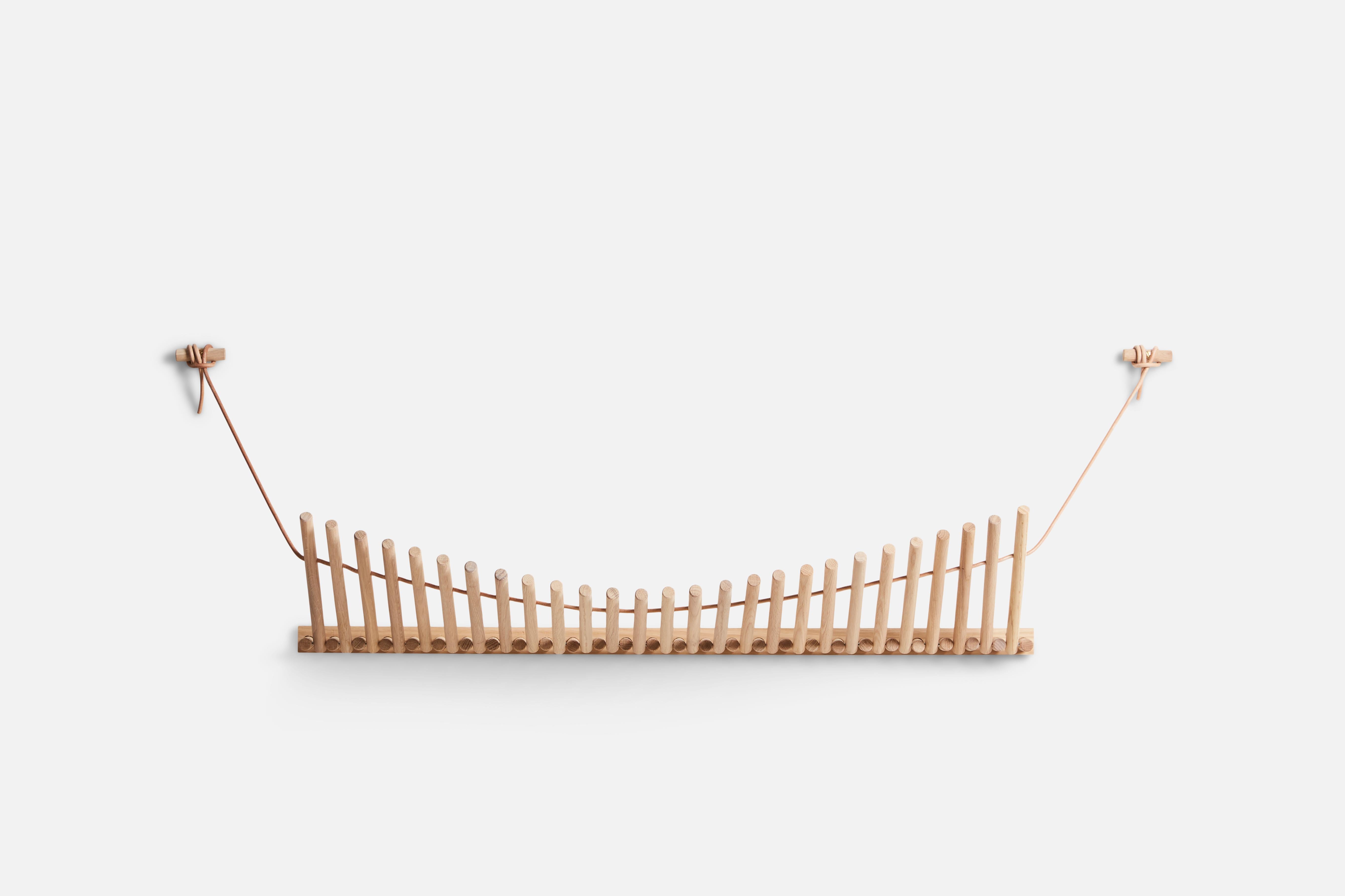 Post-Modern Oak Knaegt Coat Rack by Rikke Palmerston For Sale