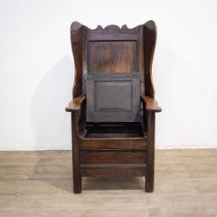 Oak Lambing Chair with Box Seat