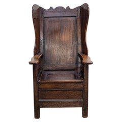 Oak Lambing Chair with Box Seat