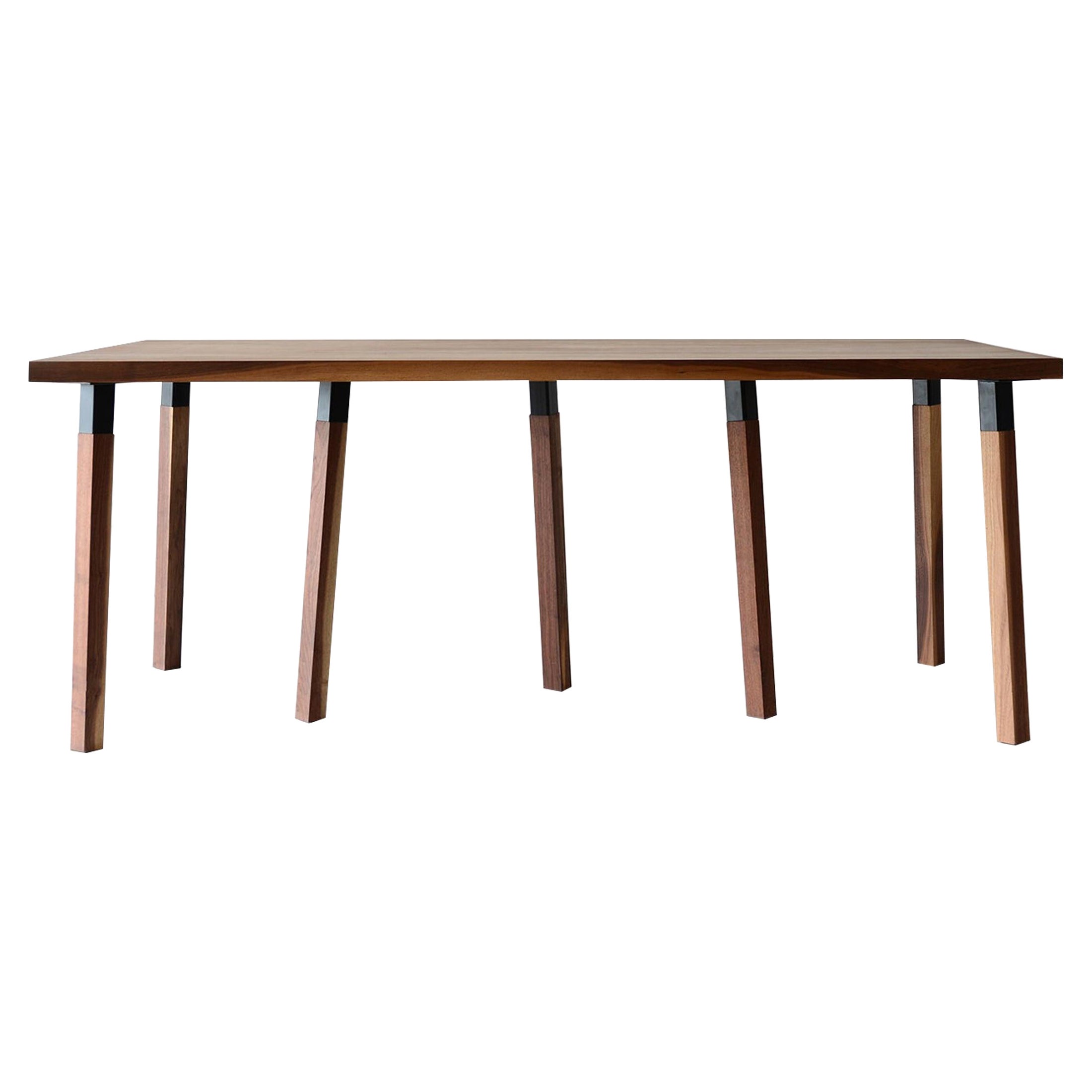 Oak Large Pier Dining Table by Hollis & Morris For Sale