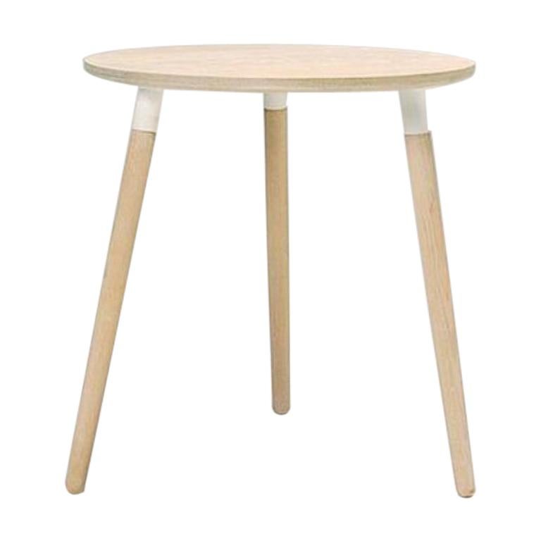 Oak Large Short Crescenttown Side Table by Hollis & Morris