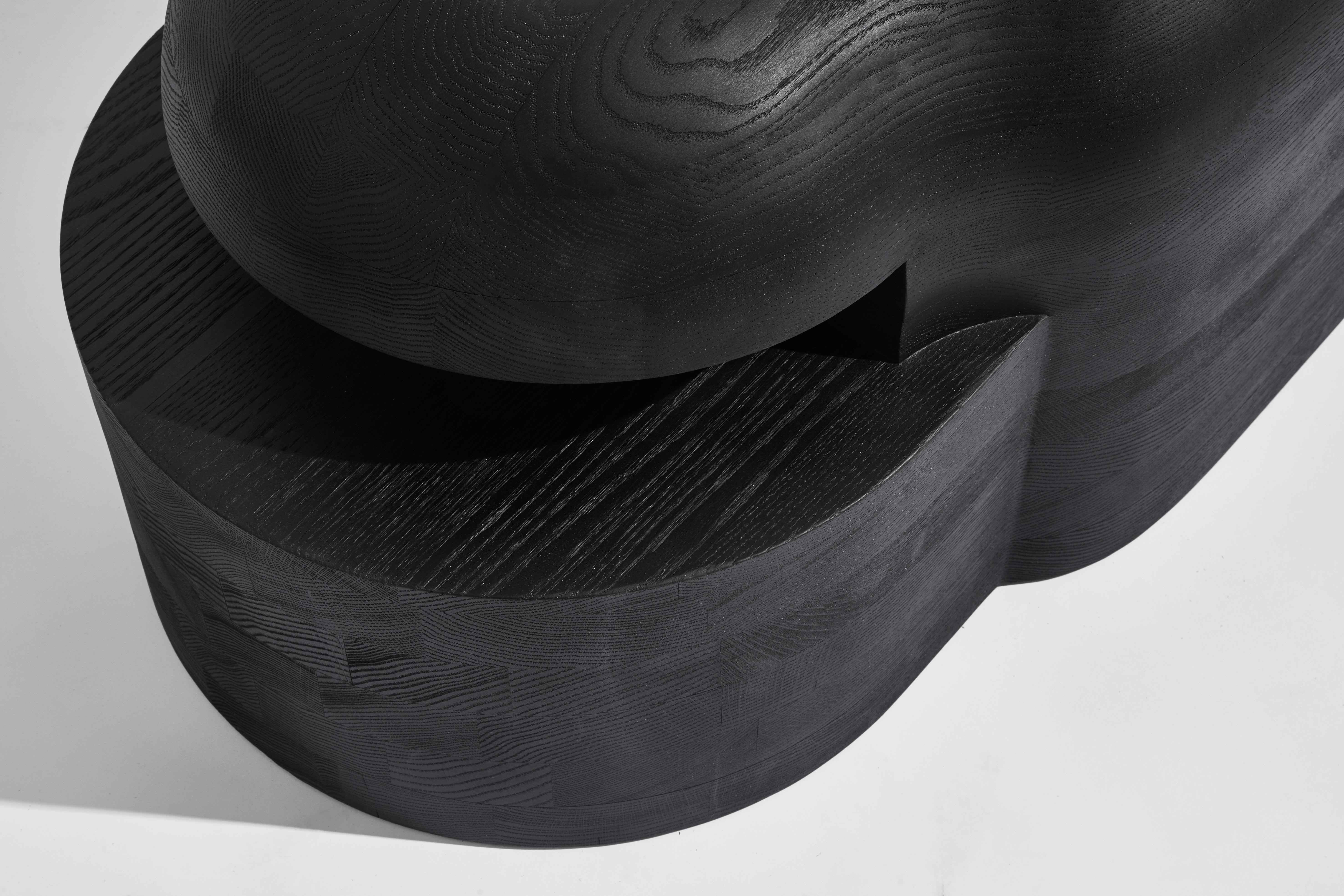 Modern Oak Lahmu X Stool by Sizar Alexis For Sale