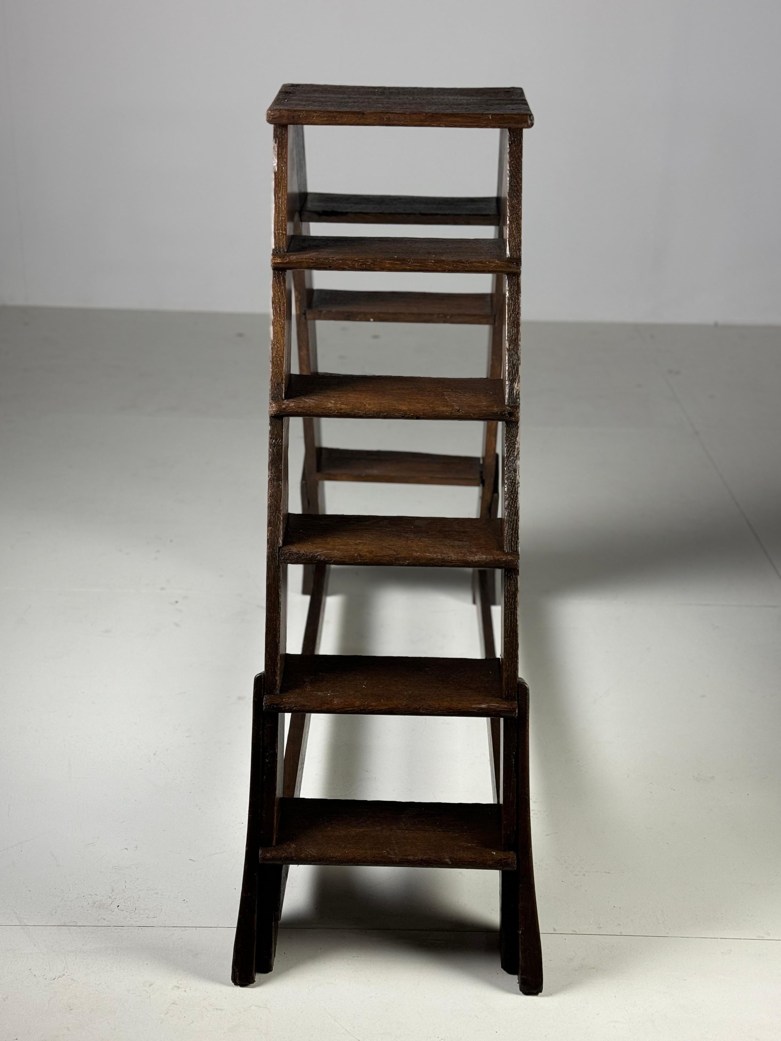 Escalier de la bibliothèque en Oak Bon état - En vente à MILL, NL