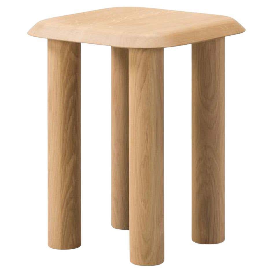 Pal Side Table -Oak Light Oil/Black Lacquered- by Keiji Takeuchi for ...