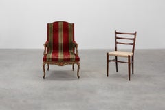Poltrona Luigi XIV in Oak, Francia, XIX secolo