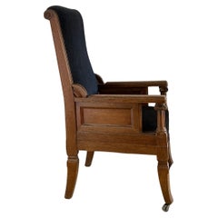 Oak Lounge Chair by Architect Martin Borch, Denmark 1902-1903