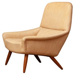 Oak Lounge Chair By Leif Hansen For Kronen In Denmark. 1960