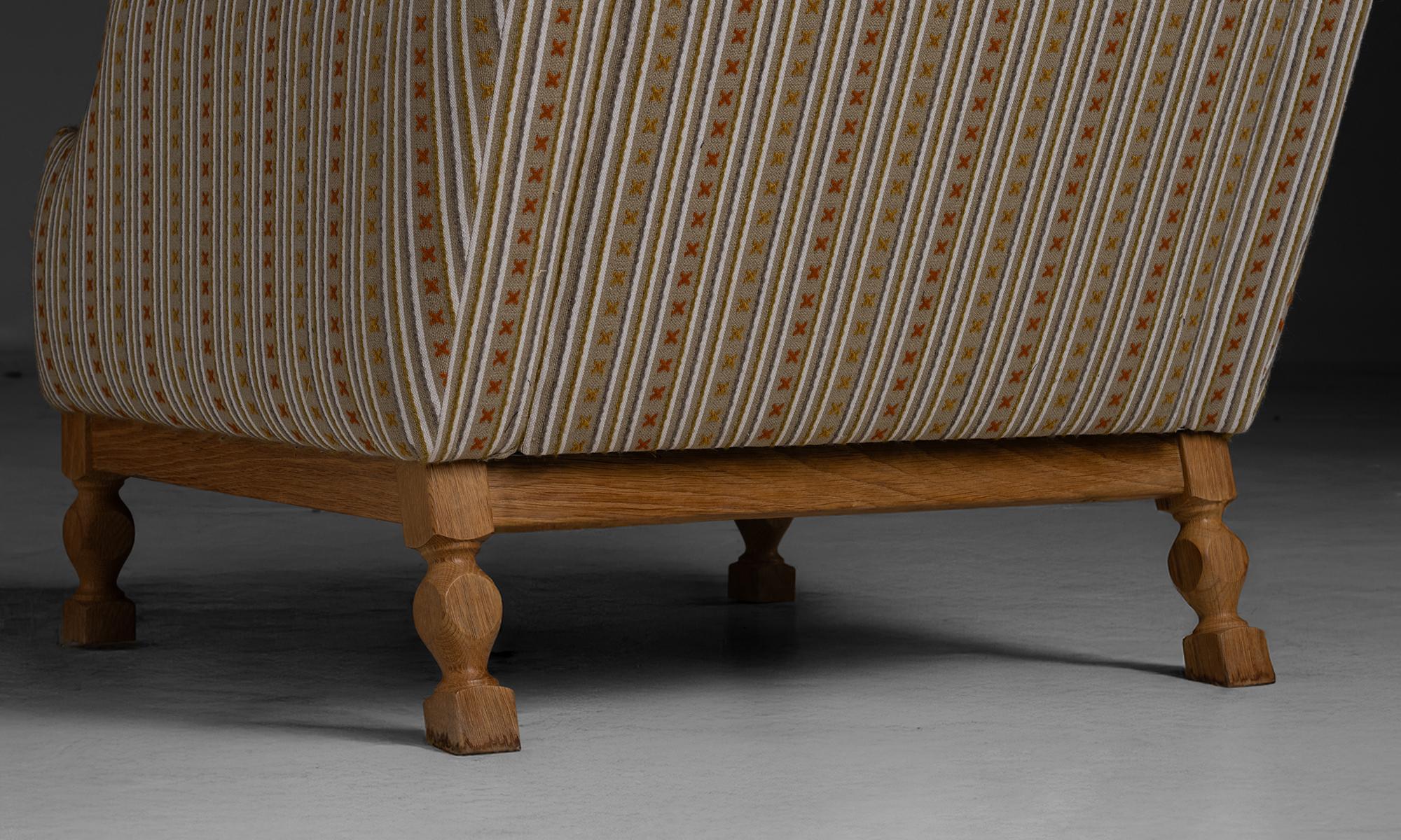 Danese Sedia da salotto in Oak, Danimarca, circa 1960