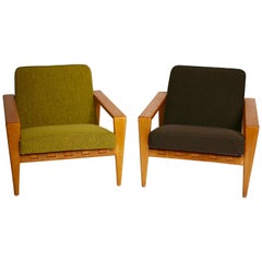 Oak Lounge Chairs 'Bodö' by Svante Skogh for Säffle Möbler