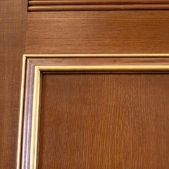 Oak & Mahogany Double Doors Reclaimed From Clothworkers' Company