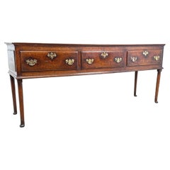 Oak Mid 18th Century Padfoot Dresser Base