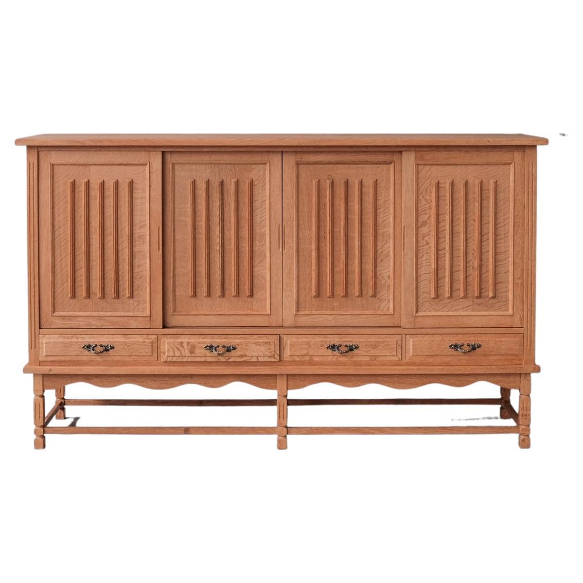 Oak Mid-Century Danish Cabinet/Sideboard in style of Kjaernulf For Sale
