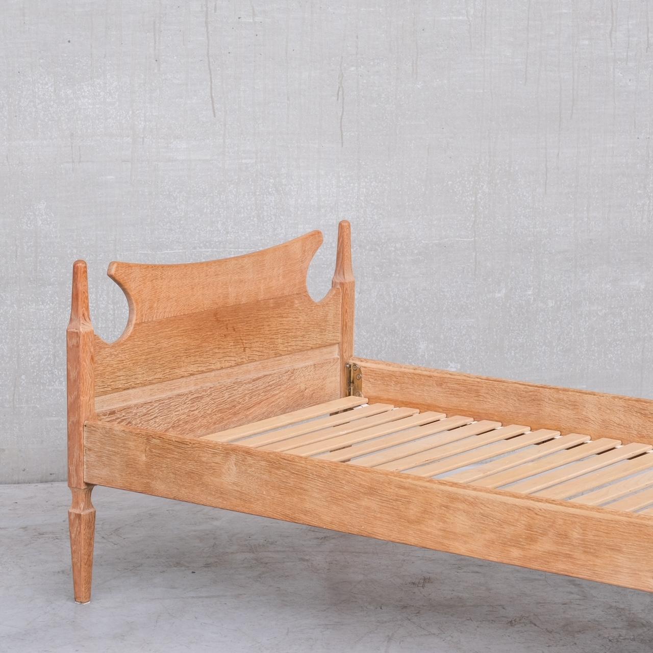 Mid-Century Modern Oak Mid-Century Danish Day Bed by Henning Kjaernulf