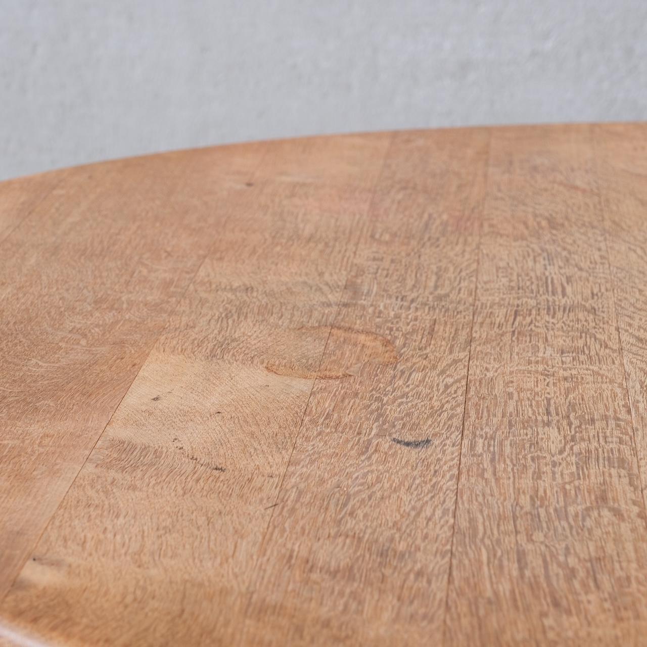 Oak Mid-Century Danish Dining Table by Henning Kjaernulf 10