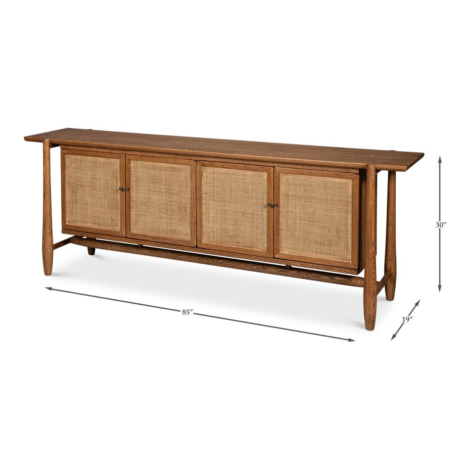 Oak Credenza moderna del Mid Century in vendita 4