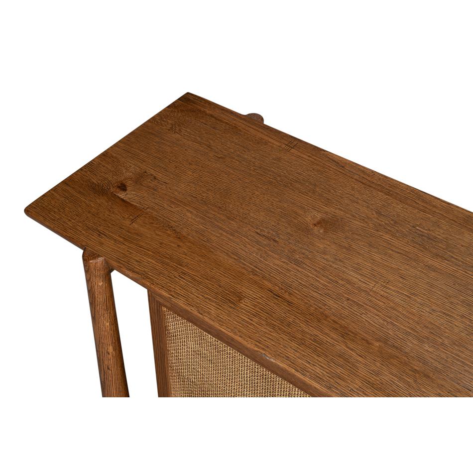 Oak Credenza moderna del Mid Century In condizioni Nuovo in vendita a Westwood, NJ