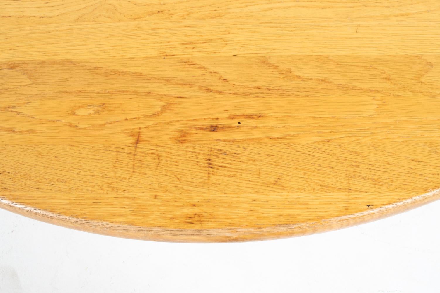 Oak Mid-Century Modern Extendable Dining Room Table by Niels Otto Møller, 1970s In Good Condition For Sale In Norwalk, CT