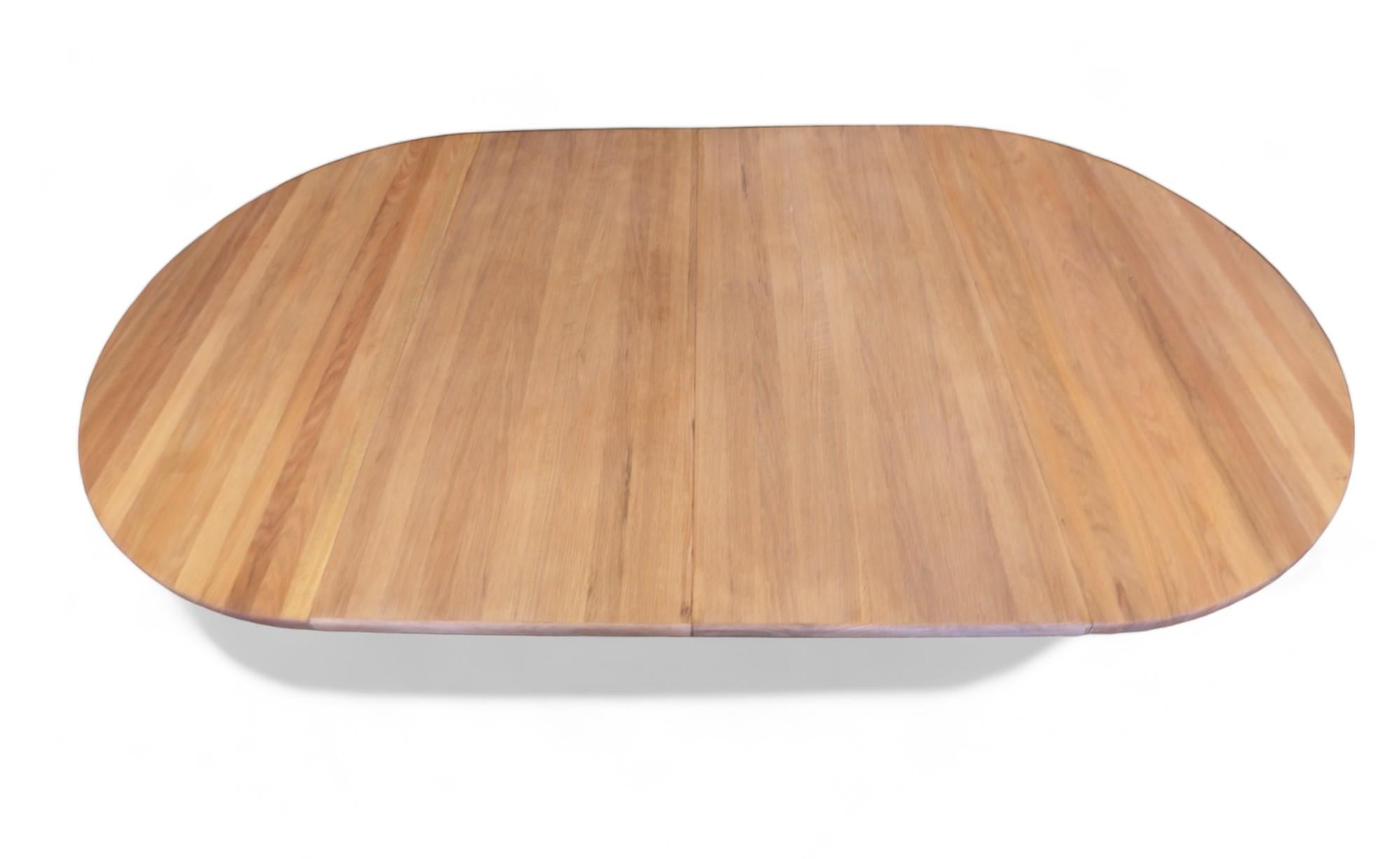Danish Oak Mid-Century Modern Extendable Dining Room Table by Niels Otto Møller Gudme