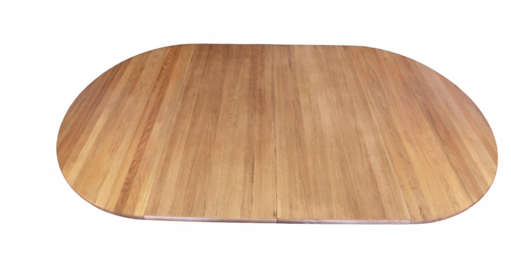 Oak Mid-Century Modern Extendable Dining Room Table by Niels Otto Møller Gudme In Excellent Condition In Laxå, SE