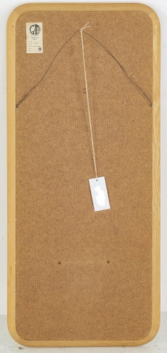 Oak Mirror by AB Glas & Tra Hovmantorp 1962 Marked