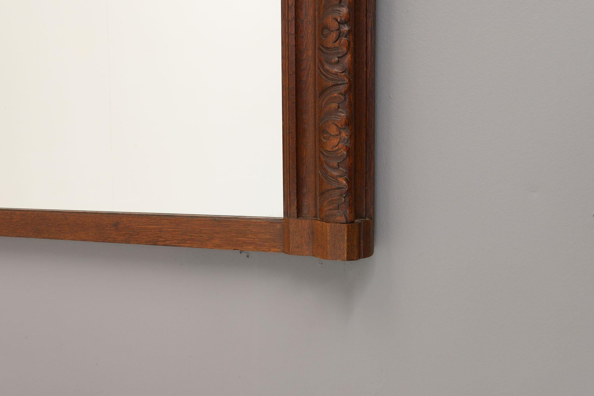 Inizio XX secolo Specchio Oak in vendita