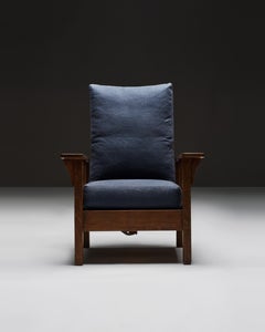 Oak Mission Armchair by Gustav Stickley, United States, 20th C
