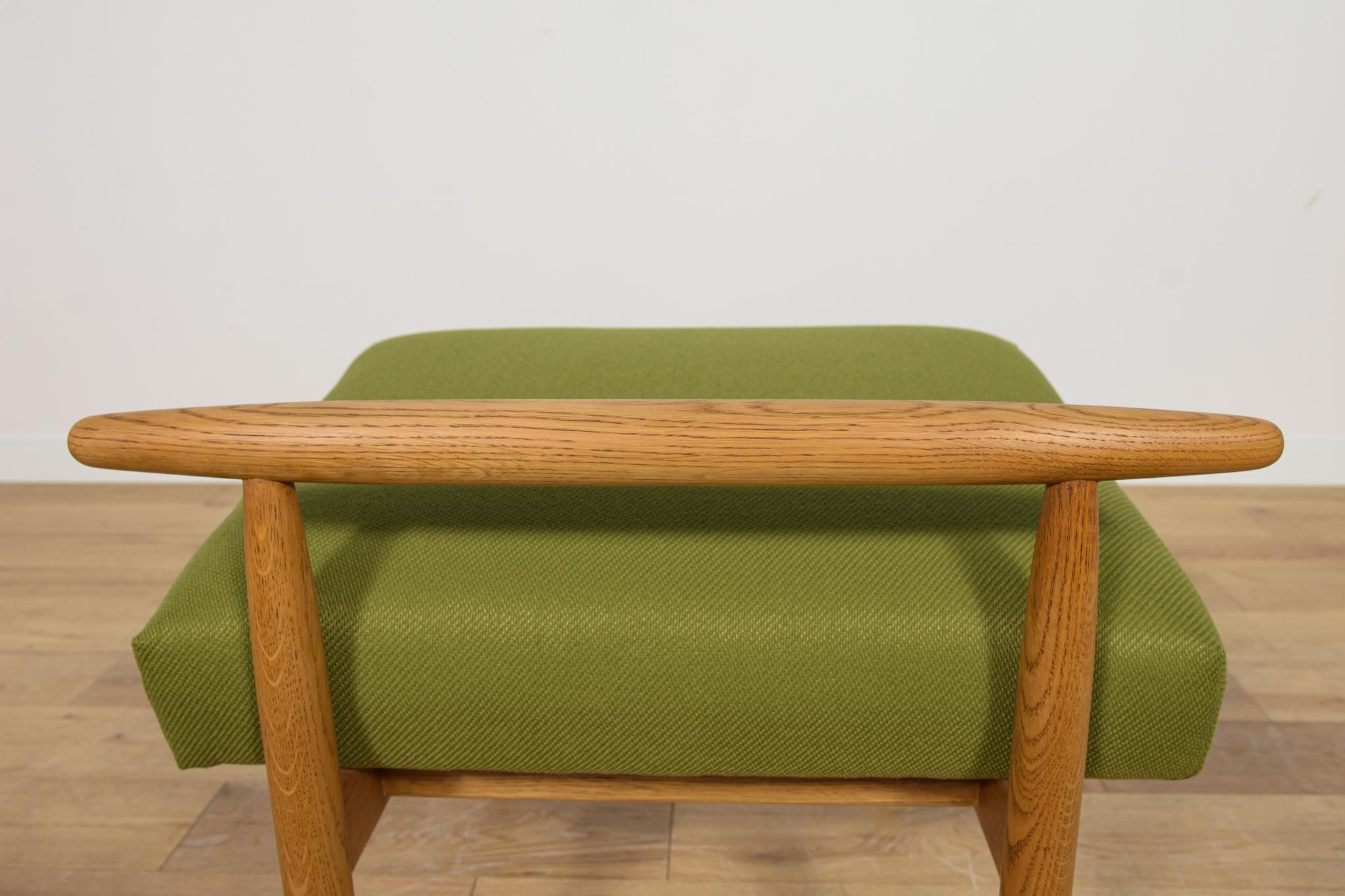 Oak Model J 65  Sgabello  di Ejvind A. Johansson per FDB Møbler, Danimarca, 1950 in vendita 6