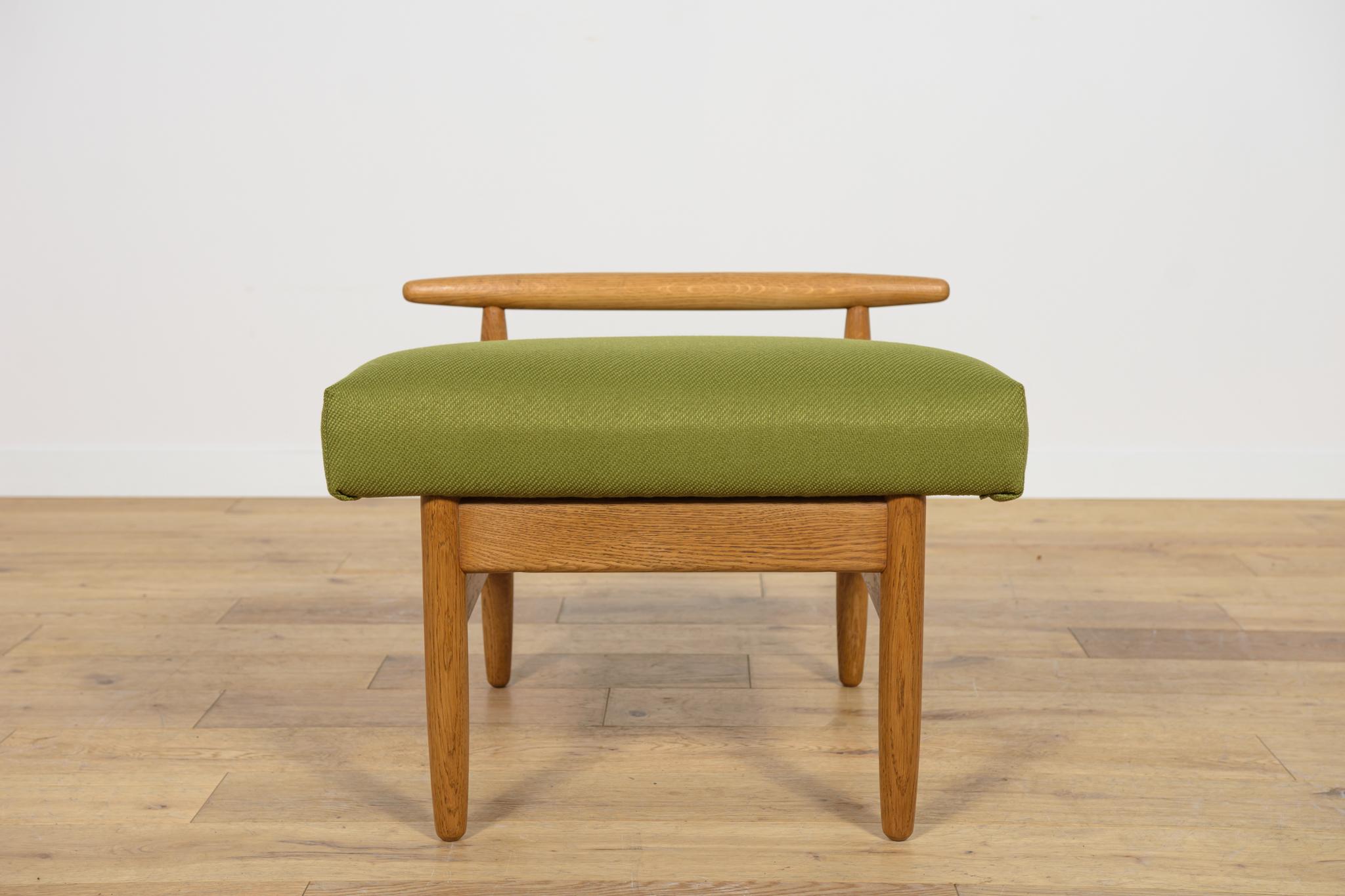 Mid-Century moderno Oak Model J 65  Sgabello  di Ejvind A. Johansson per FDB Møbler, Danimarca, 1950 in vendita