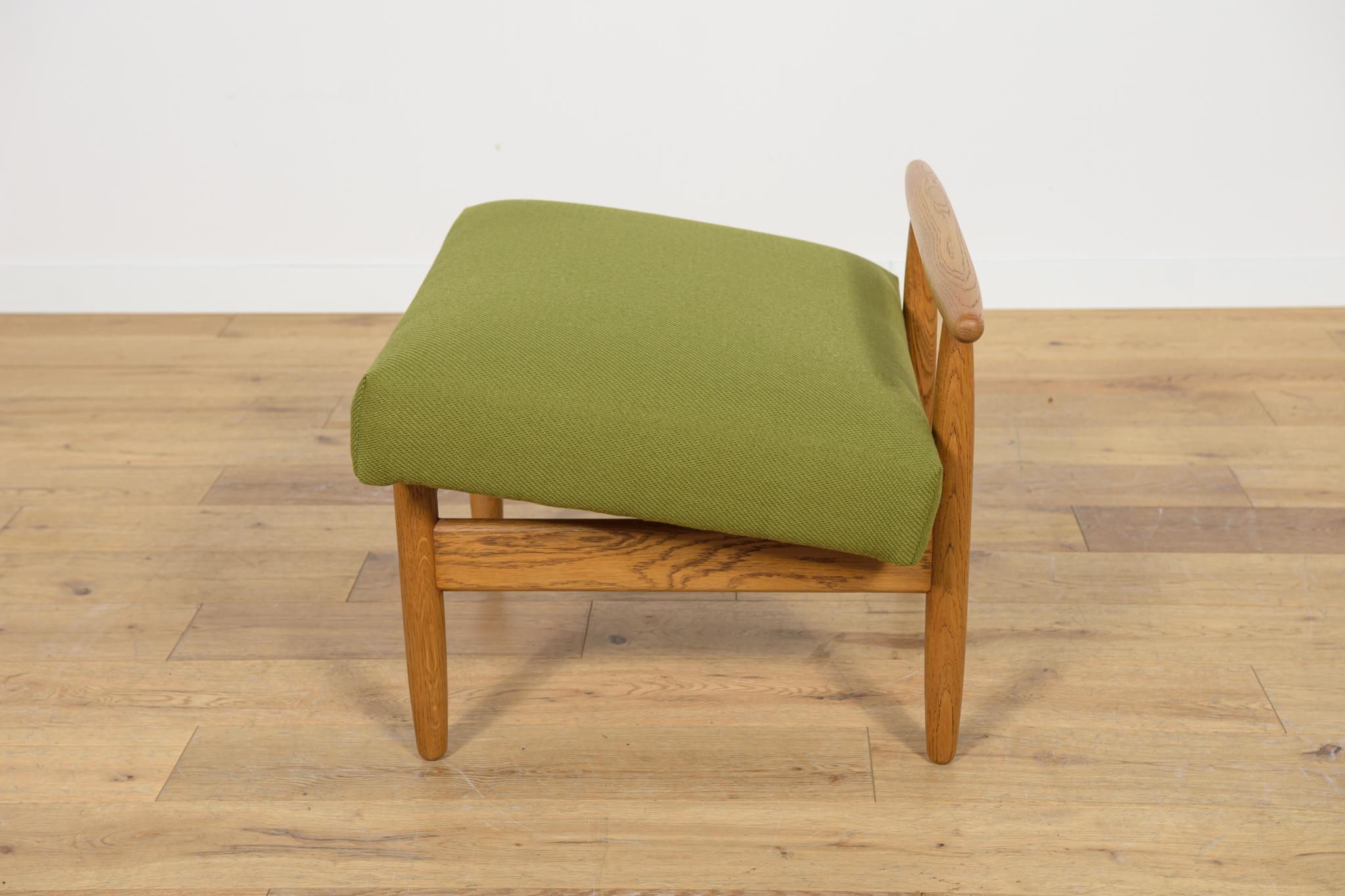Oak Model J 65  Sgabello  di Ejvind A. Johansson per FDB Møbler, Danimarca, 1950 In condizioni ottime in vendita a GNIEZNO, 30