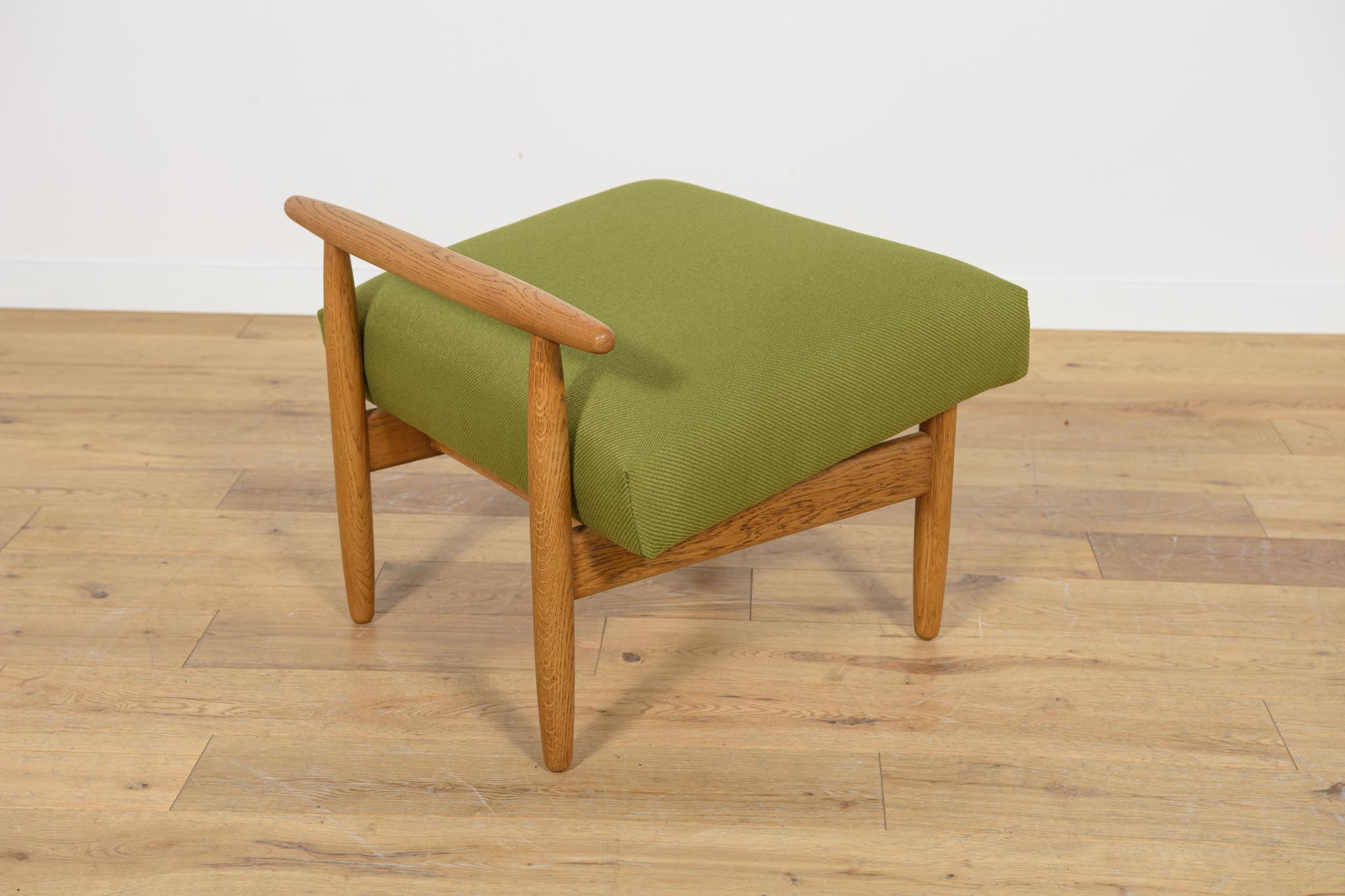 Metà XX secolo Oak Model J 65  Sgabello  di Ejvind A. Johansson per FDB Møbler, Danimarca, 1950 in vendita