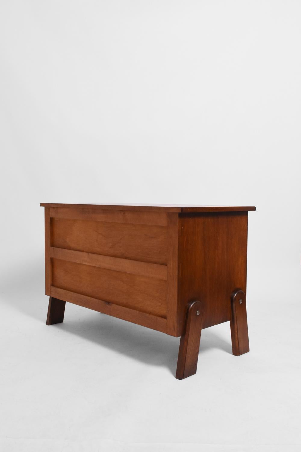 Cassettiera modernista in Oak, anni '30. In condizioni ottime in vendita a Lisboa, PT