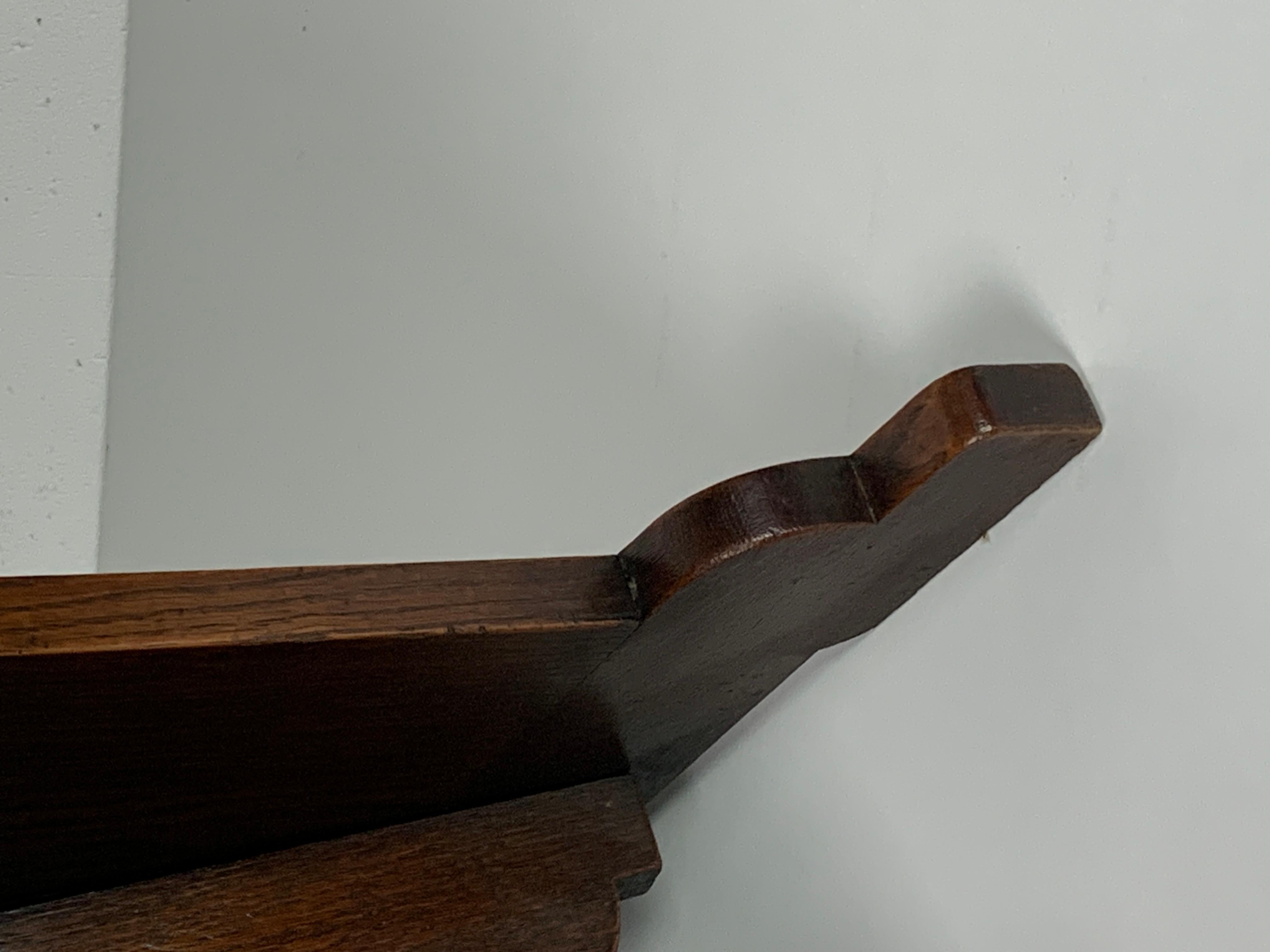 Oak modernist side chair by Charles Dudouyt for L'abeillée, France 1930s-1940s 7