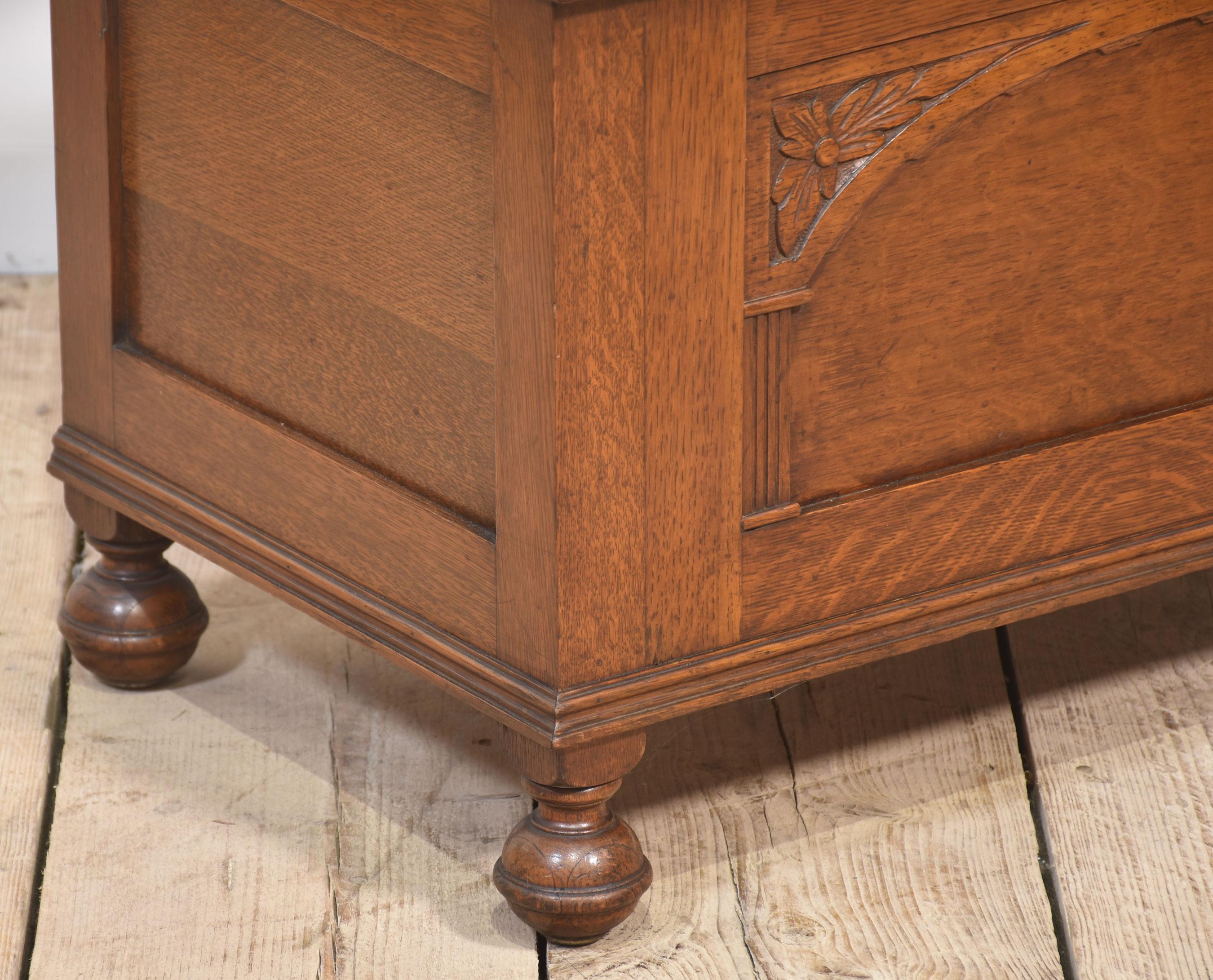 20th Century Oak Monks bench For Sale