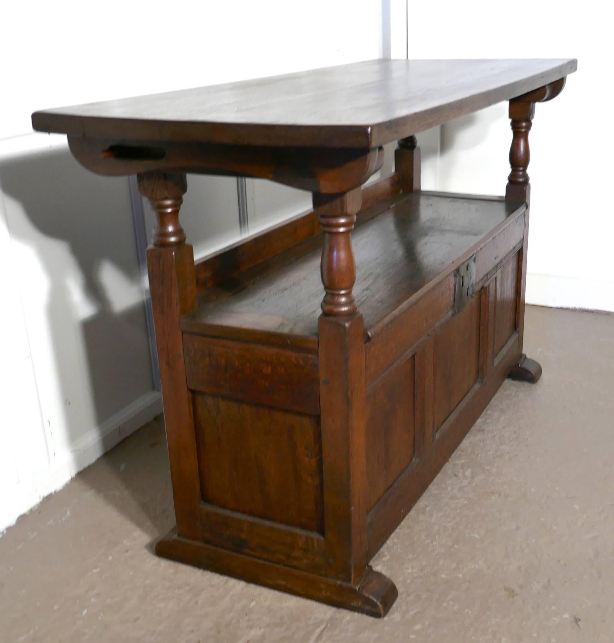 monks bench table