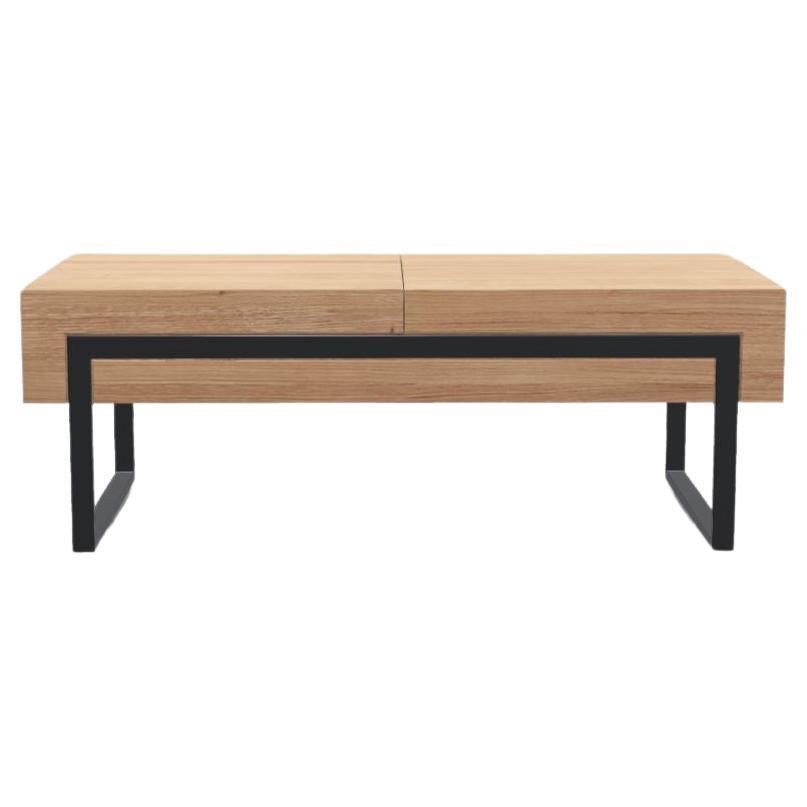 Oak Natur Offset Coffee Table M by Milla & Milli For Sale
