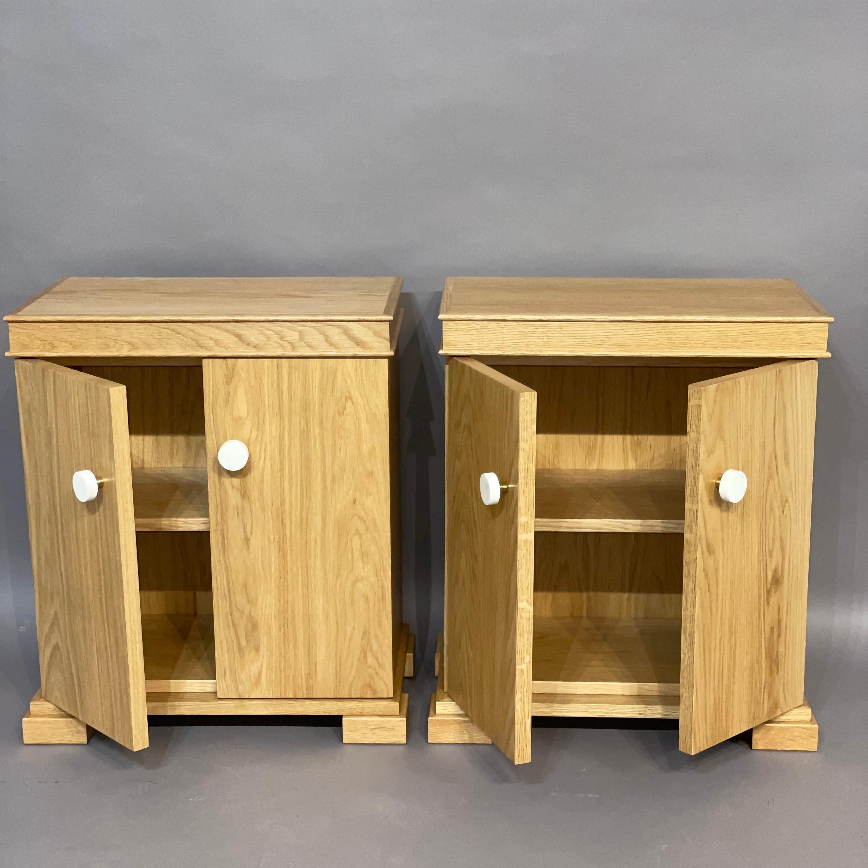 Oak Nightstand or Bedside Table  For Sale 3