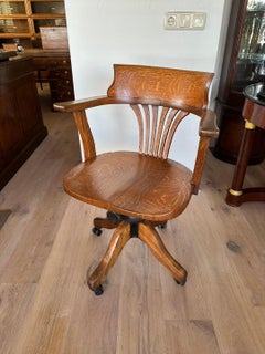 oak office chair