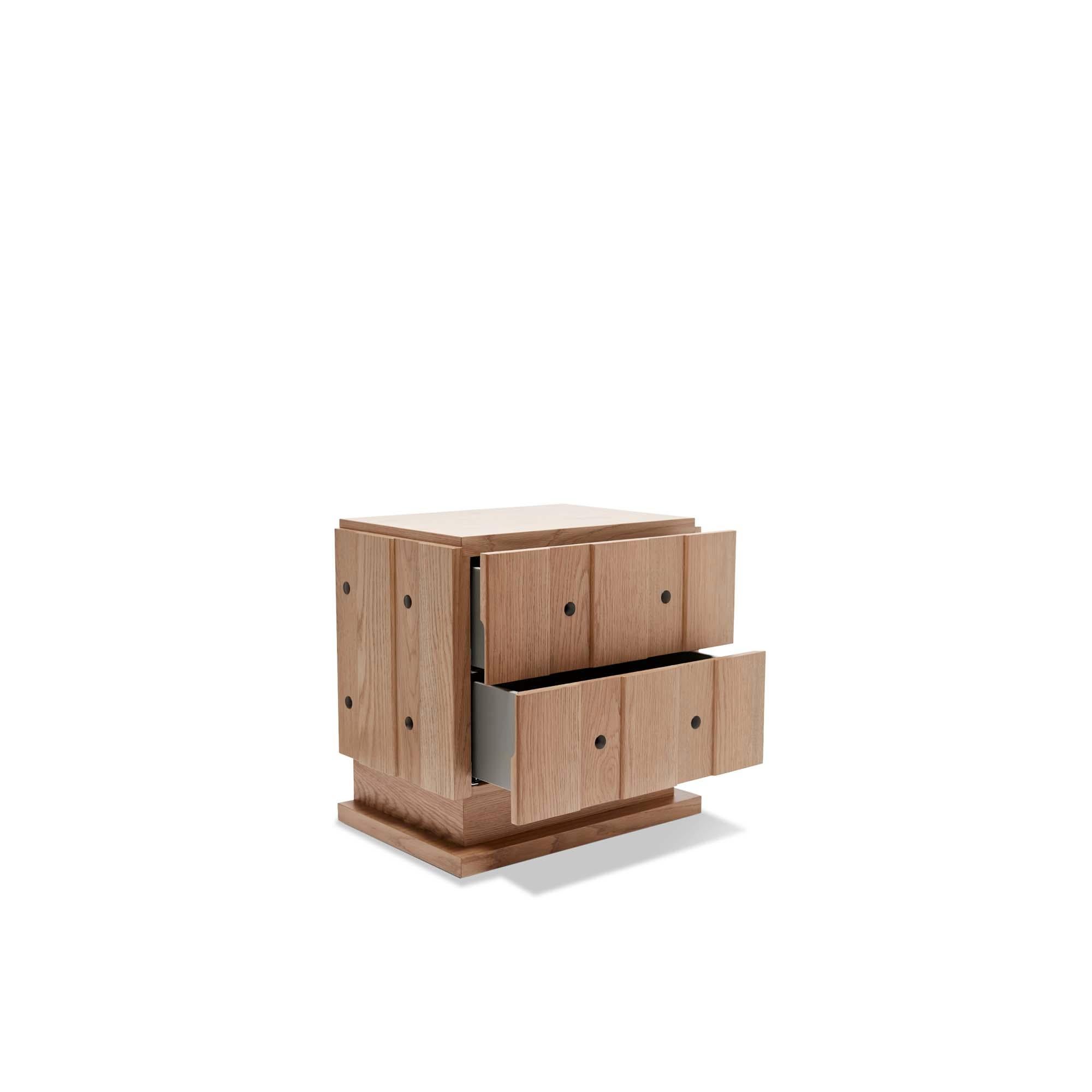 Mid-Century Modern Oak Ojai Nightstand by Lawson-Fenning For Sale