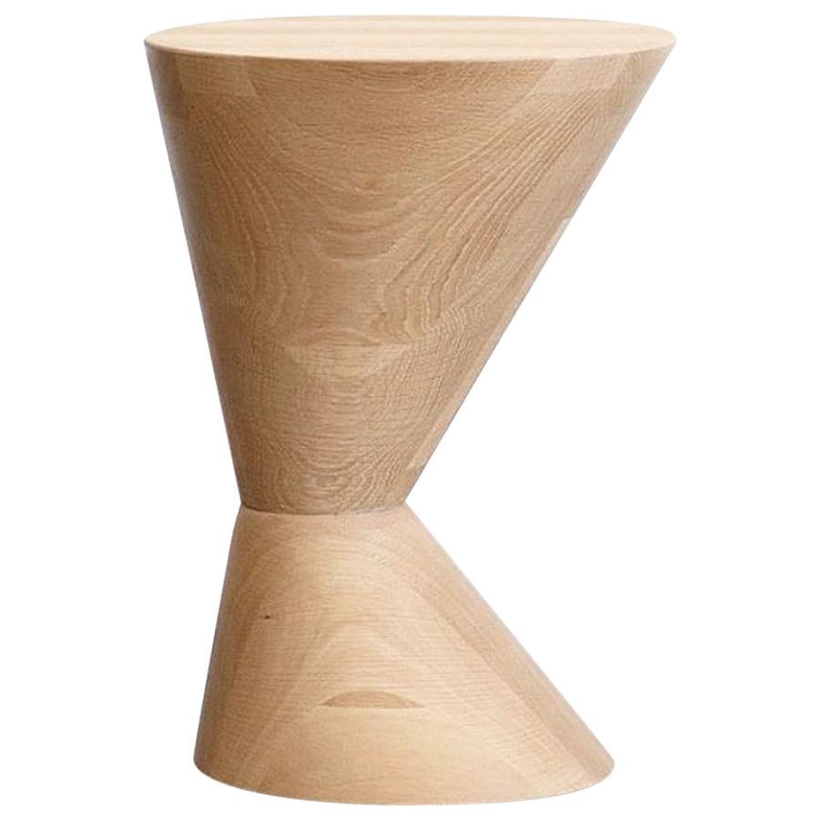 Tabouret en chêne Oldtown, table d'appoint par Hollis & Morris