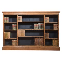 Used Oak open bookcase