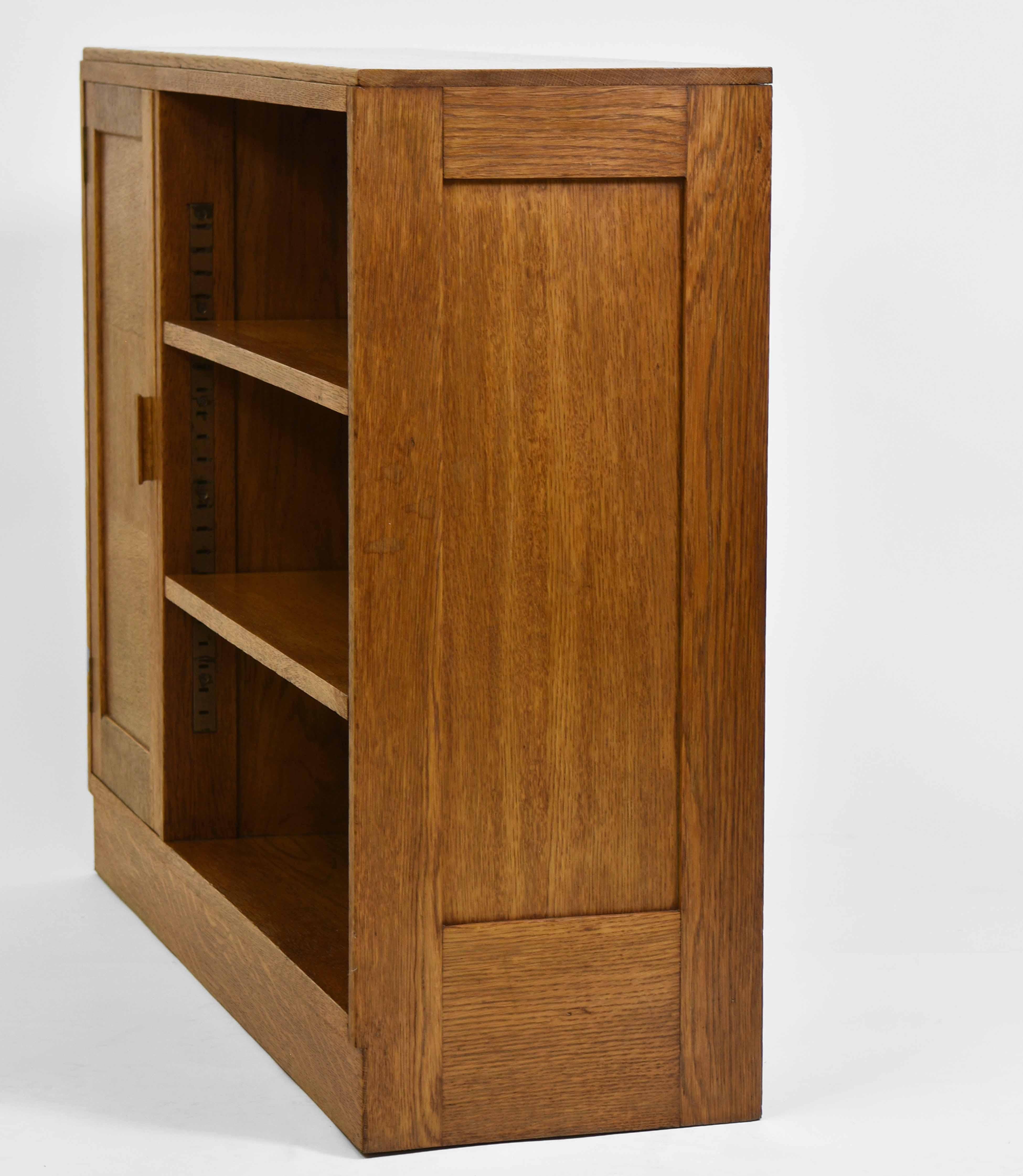Oak Open Small Bookcase Cabinet by Bowman Bros Camden Town London 1
