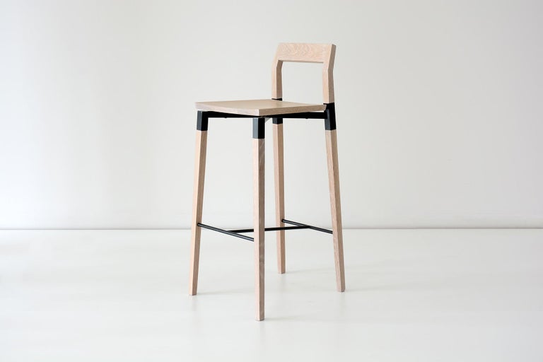 Oak Parkdale stool bar by Hollis & Morris
Dimensions: 16.5