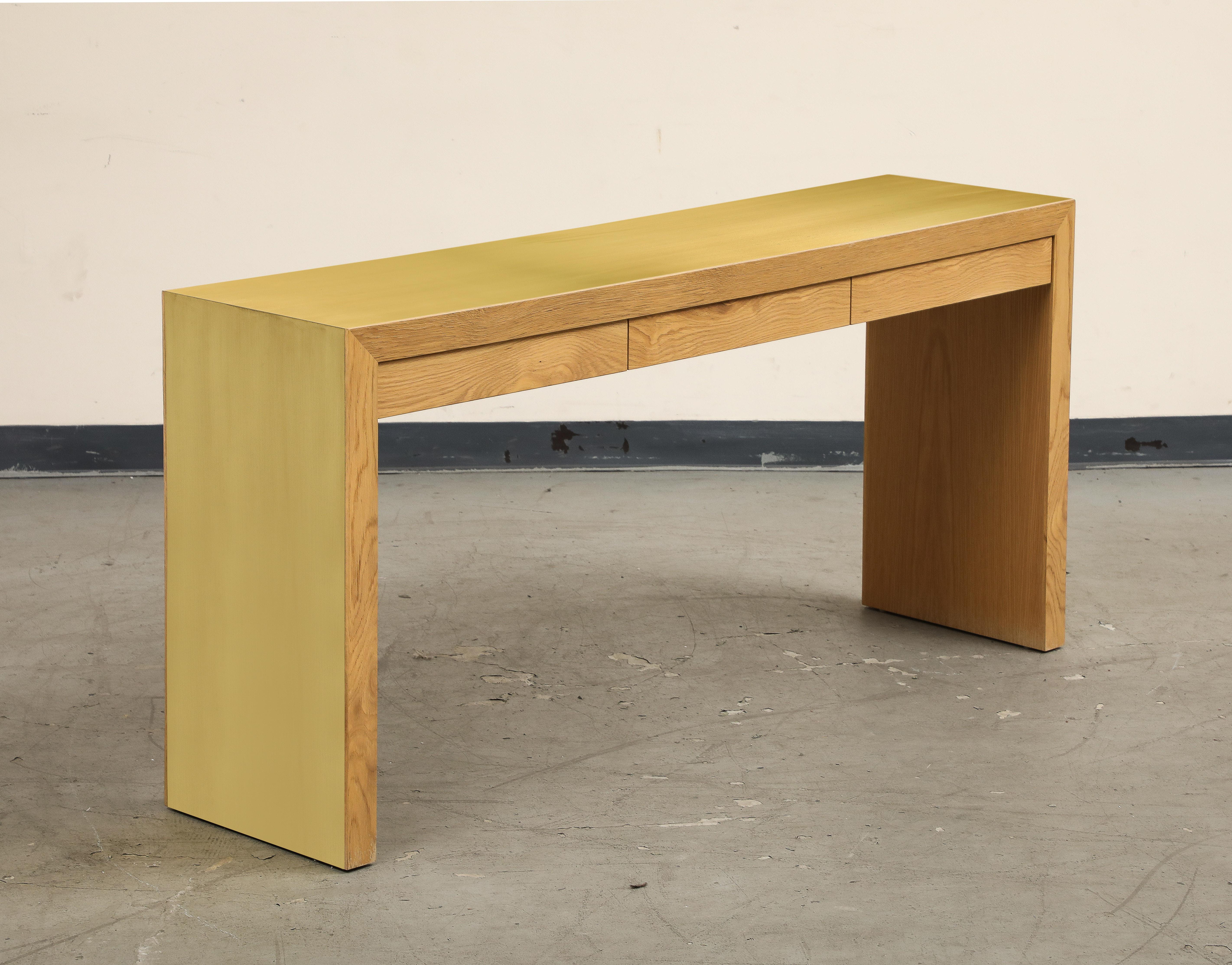 American Oak Parkman Console by Lawson-Fenning For Sale