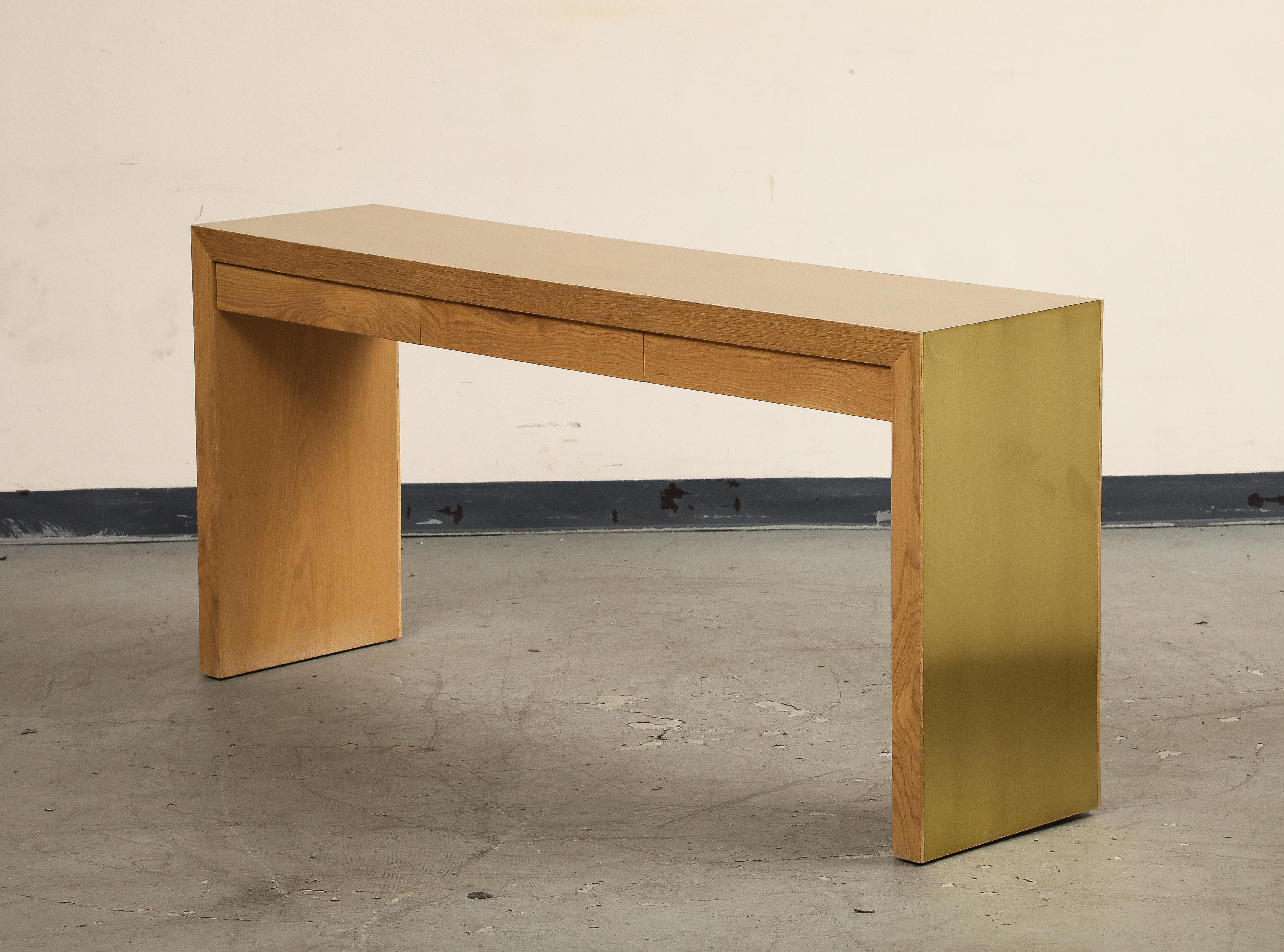 Oak Parkman Console by Lawson-Fenning For Sale 1