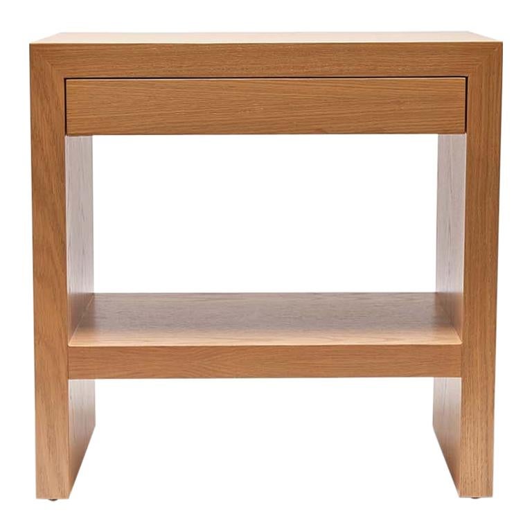 Oak Parkman Nightstand, Small by Lawson-Fenning For Sale