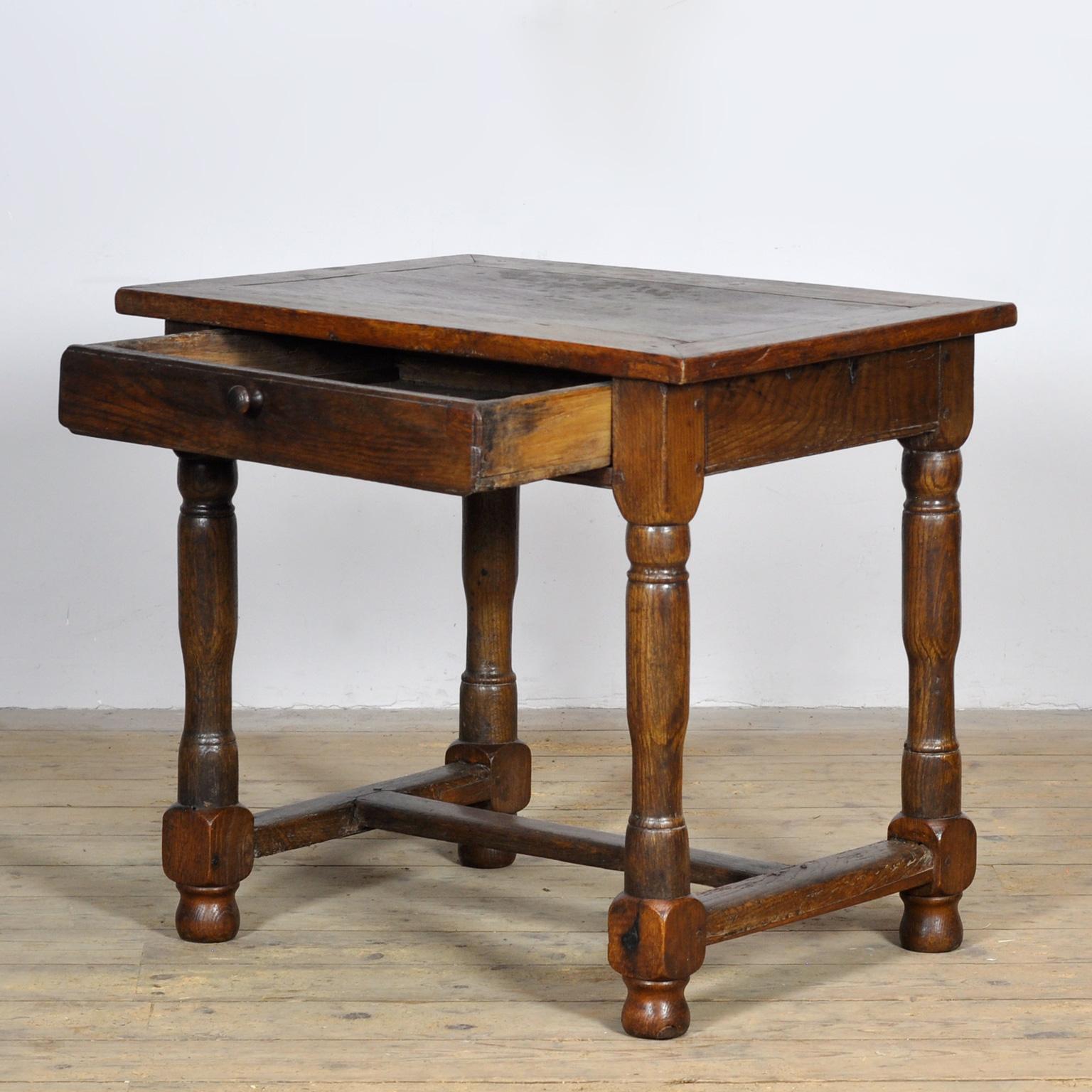 Mesa de pago de roble, s. XVII/XVIII en Bueno estado para la venta en Amsterdam, Noord Holland