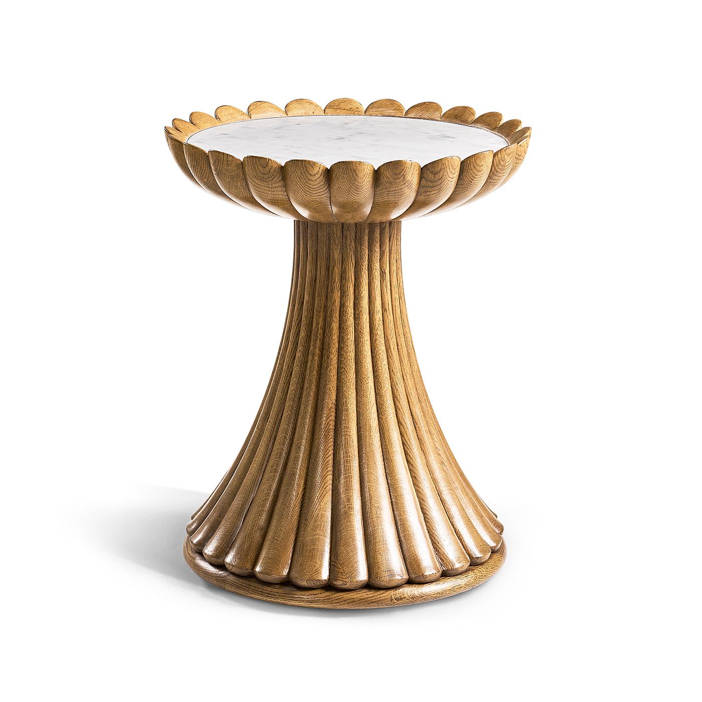 OAK Pedestal Akzenttisch