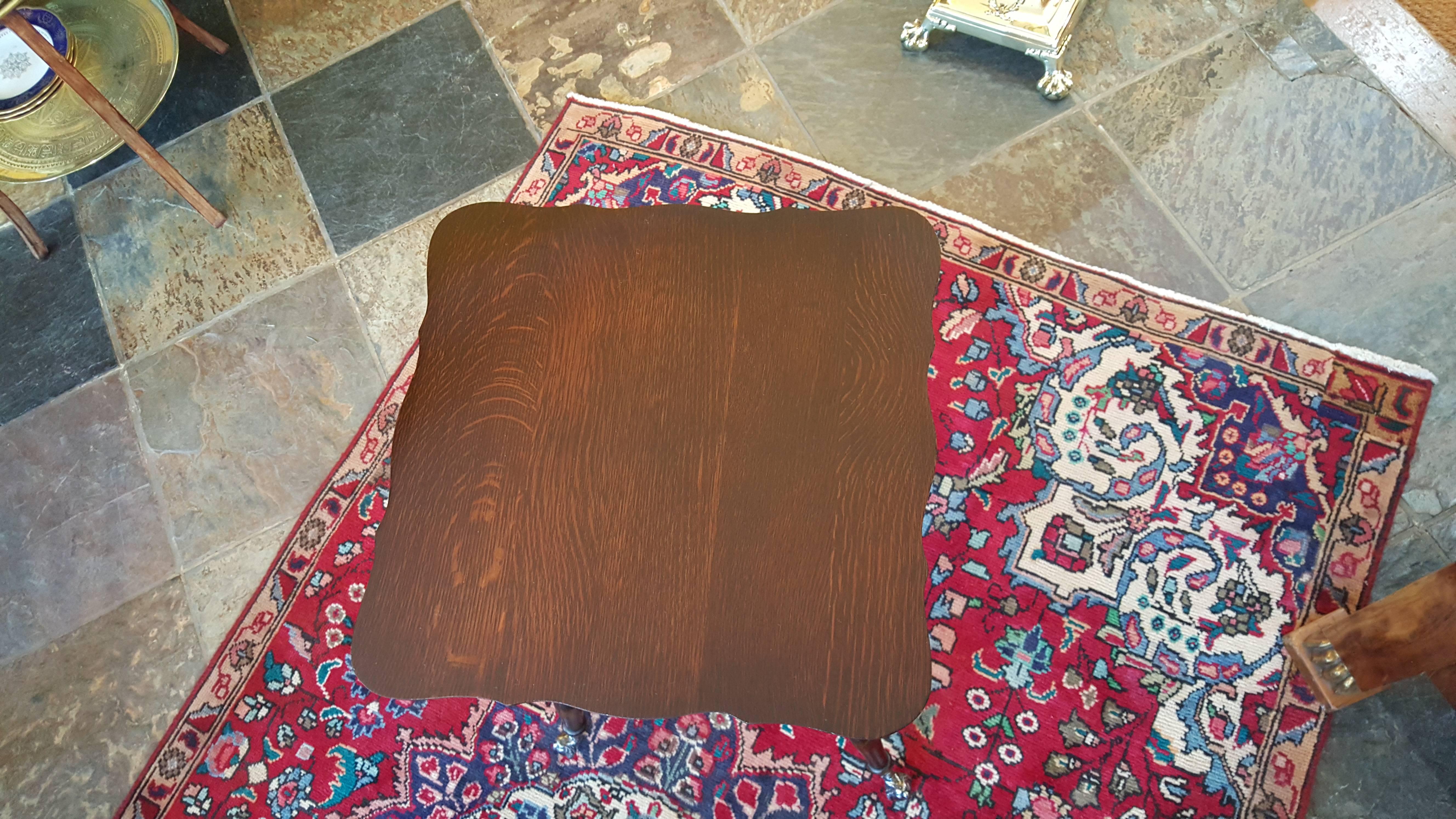American Oak Philadelphia Occasional Table For Sale