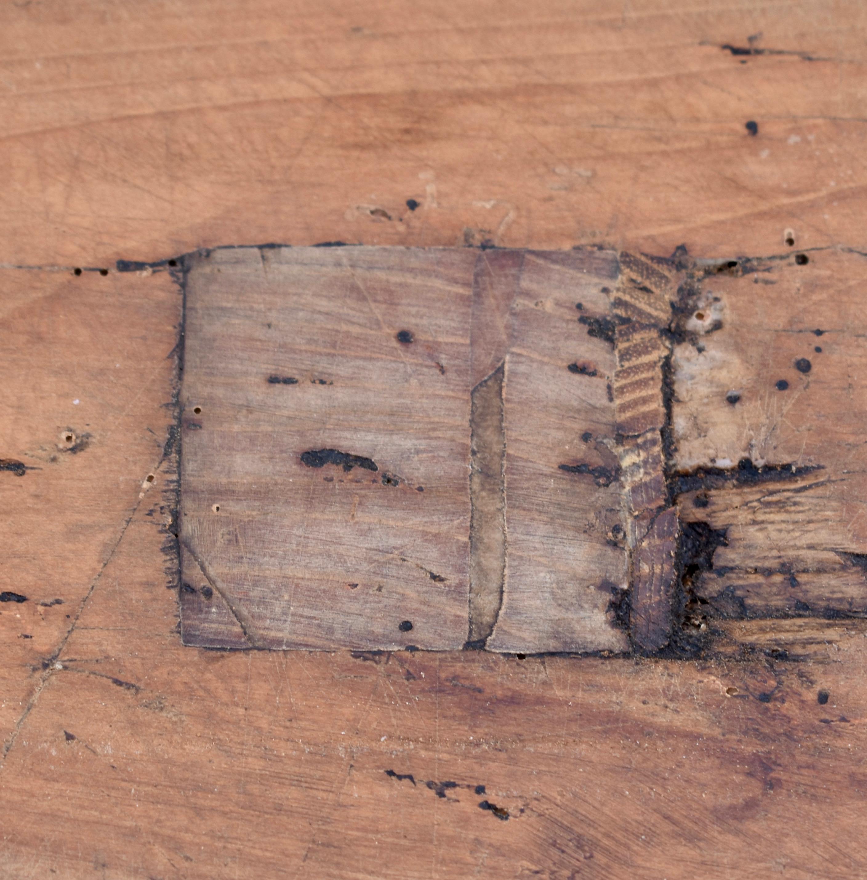 Panca per maiali di Oak Tavolo con blocco da macellaio 7